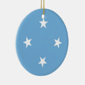 Federated States of Micronesia flag Keramik Ornament (Rechts)
