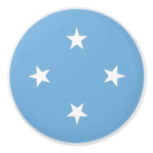 Federated States of Micronesia flag Keramikknauf
