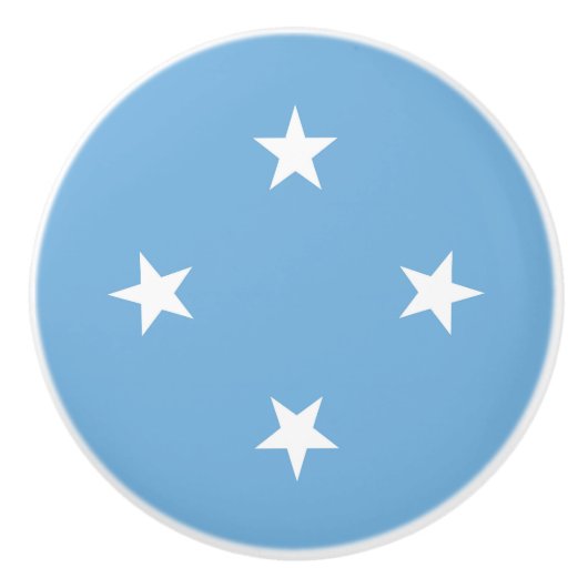 Federated States of Micronesia flag Keramikknauf (Vorderseite)