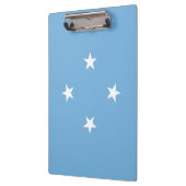 Federated States of Micronesia flag Klemmbrett (Links)