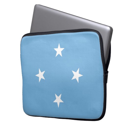 Federated States of Micronesia flag Laptopschutzhülle (Vorderseite Links)