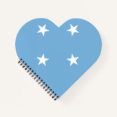 Federated States of Micronesia flag Notizblock (Vorderseite)