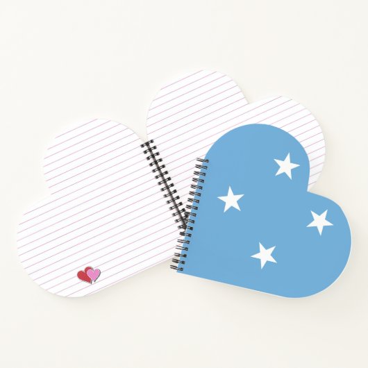 Federated States of Micronesia flag Notizblock (Innenseite)