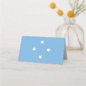 Federated States of Micronesia flag Platzkarte (Vorderseite)