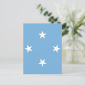 Federated States of Micronesia flag Postkarte (Stehend Vorderseite)