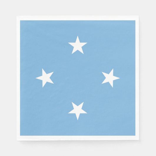 Federated States of Micronesia flag Serviette (Vorderseite)