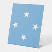 Federated States of Micronesia flag Sockelschild (Vorderseite)