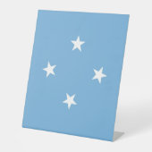 Federated States of Micronesia flag Sockelschild (Vorderseite)