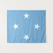 Federated States of Micronesia flag Wandteppich (Vorderseite (Horizontal))