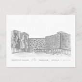 Federation Square, Melbourne, Australien Postkarte (Vorderseite)