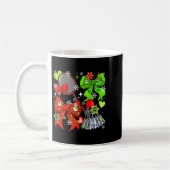 Federball-Ausrüstung Weihnachten Spieler Team Bunt Kaffeetasse (Links)