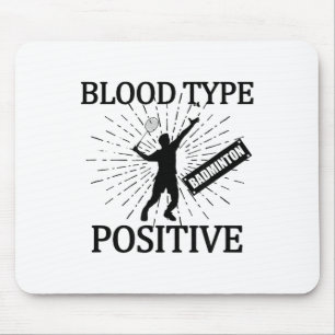 Federball Positiver Shuttle Court Spiel Sport Badm Mousepad