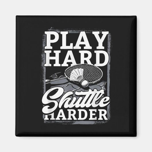 Federball spiel hart Shuttle härter  Magnet (Vorne)
