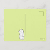 Federbär Postkarte (Rückseite)