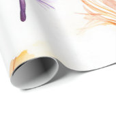 Federbeleuchtung: Aquarellmuster Geschenkpapier (Rolleneckpunkt)