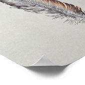 FederBiene Poster (Ecke)