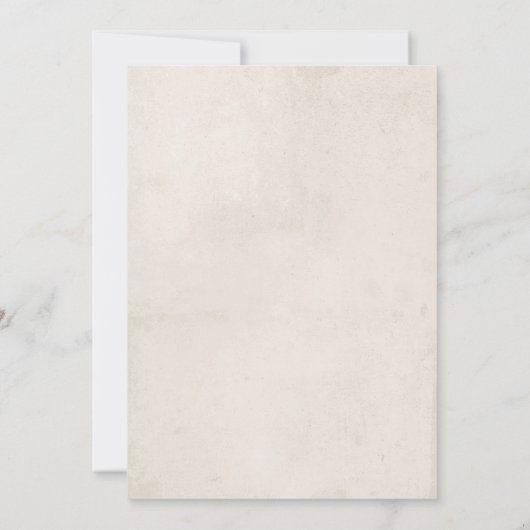 Federblume Daffodien Babydusche Einladung (Rückseite)