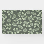 Federblumenmuster Banner (Horizontal)