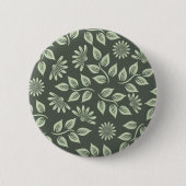 Federblumenmuster Button (Vorderseite)