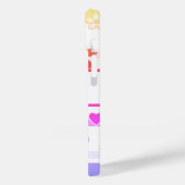 Federblumenmuster Case-Mate iPhone Hülle (Rückseite / Links)