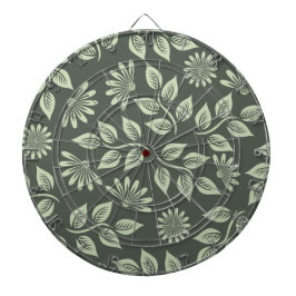 Federblumenmuster Dartscheibe