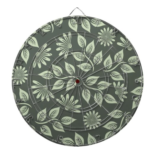 Federblumenmuster Dartscheibe (vorne)