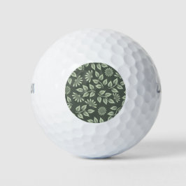 Federblumenmuster Golfball