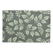 Federblumenmuster Kissenbezug (Rückseite)