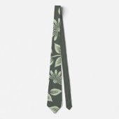 Federblumenmuster Krawatte (Vorderseite)