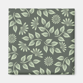 Federblumenmuster Magnet