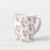 Federblumenmuster Milchtasse (Rechte Ecke)