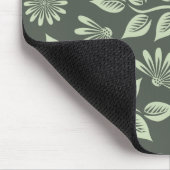 Federblumenmuster Mousepad (Ecke)