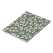 Federblumenmuster Notizblock (Rotiert)