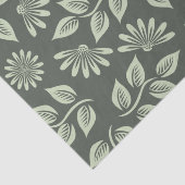 Federblumenmuster Seidenpapier (Ausschnitt)