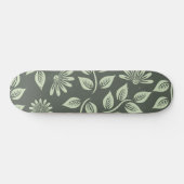 Federblumenmuster Skateboard (Horizontal)