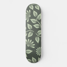 Federblumenmuster Skateboard