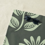 Federblumenmuster Strandtuch (Beispiel)