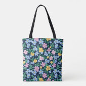 Federblumenmuster Tasche (Rückseite)