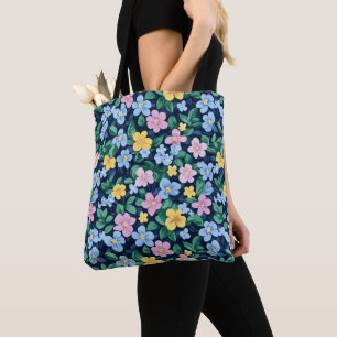 Federblumenmuster Tasche