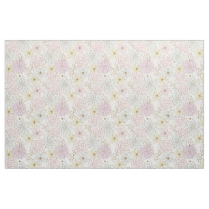Federblumenstoff Stoff