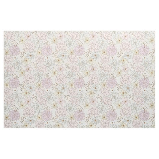 Federblumenstoff Stoff (Fat Quarter (45,7 x 55,9 cm))