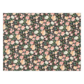 Federblüte Pfirsichfarben Blütenfarbe Farbe Tischdecke (Vorderseite (Horizontal))