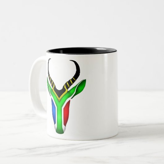 Federbok Zweifarbige Tasse (Vorderseite Links)