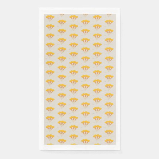 Federbotanischer Entwurf Serviette (Vorderseite)