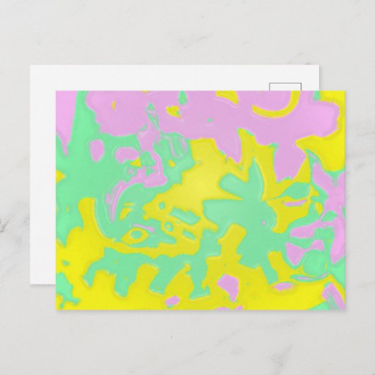 Federdesign Postkarte (Vorne/Hinten)