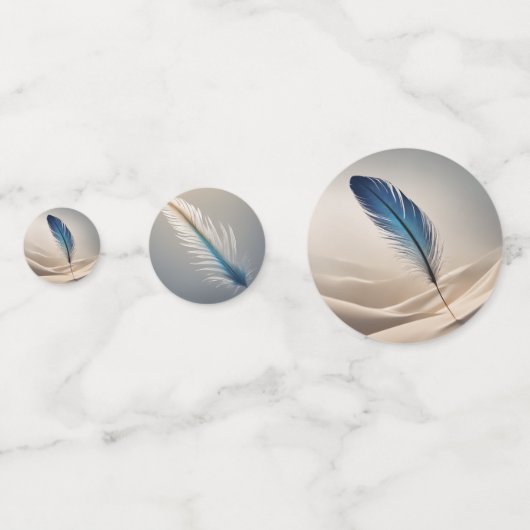 Federdruck Konfetti (Vorderseiten)