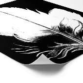 Federdruck Poster (Ecke)