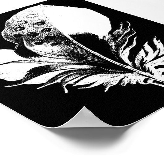 Federdruck Poster (Ecke)