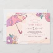 Federdusche Einladung (Vorderseite)