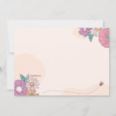 Federdusche Einladung (Rückseite)